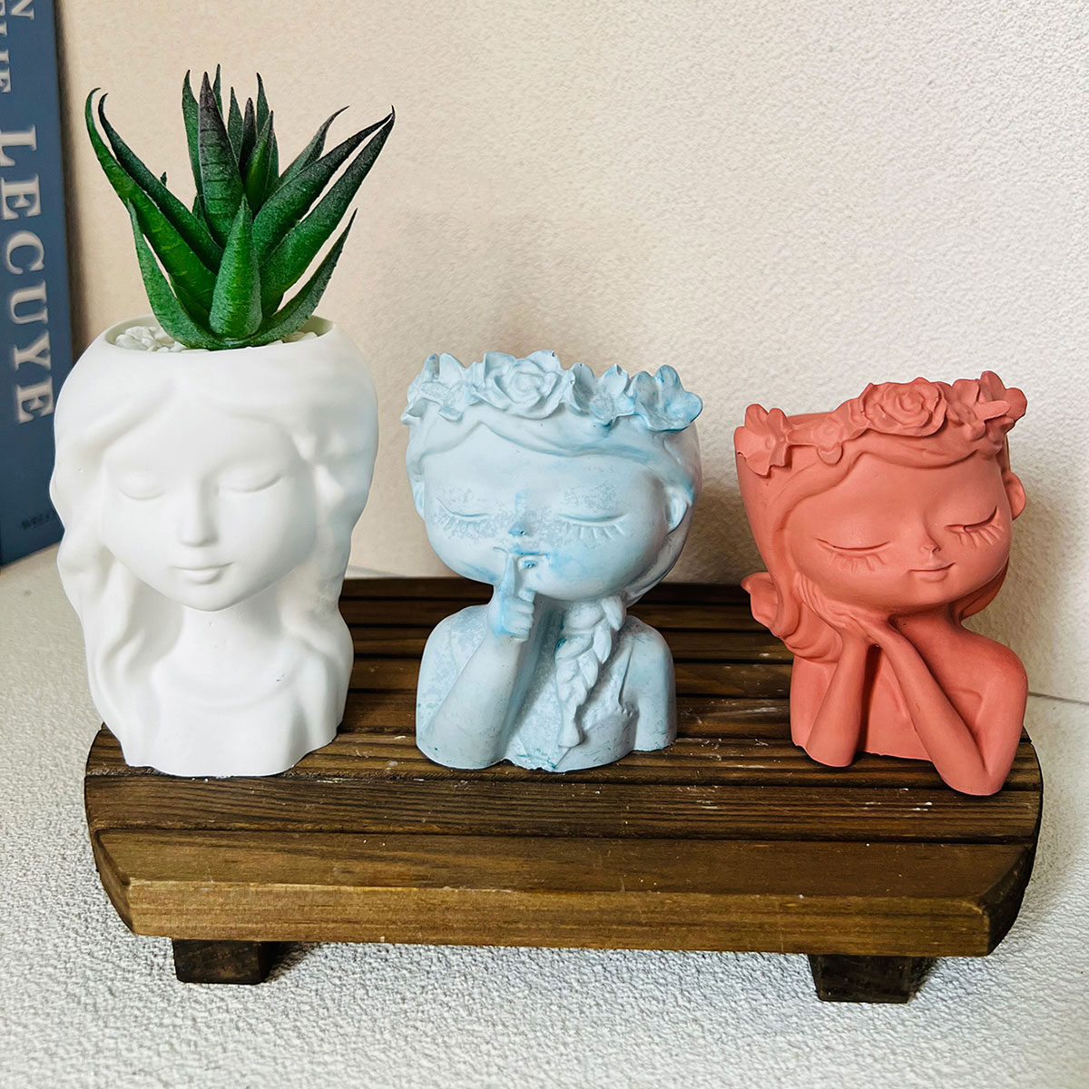 Gardening Tools Cute - Cute Girl Plant Pot Silicone Mold