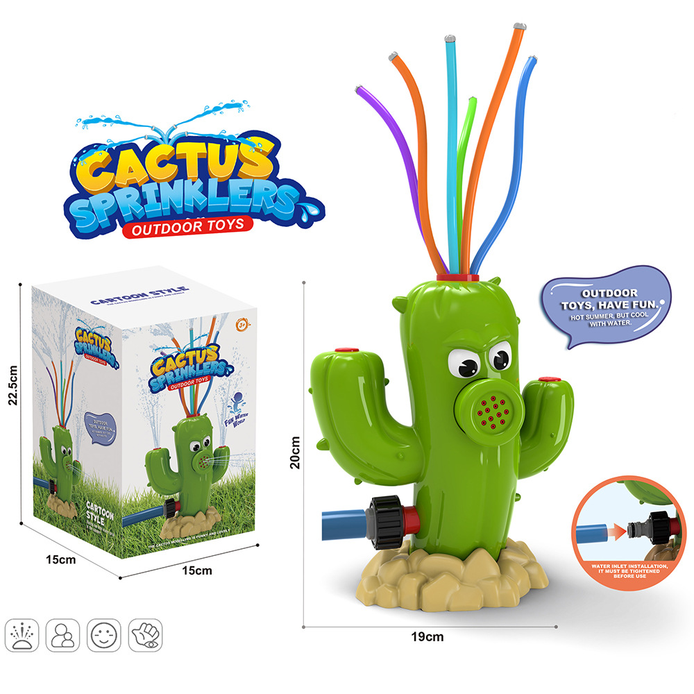 Gardening Tools 2 Year Old - Cactus Sprinkler Water Spray Toy Garden