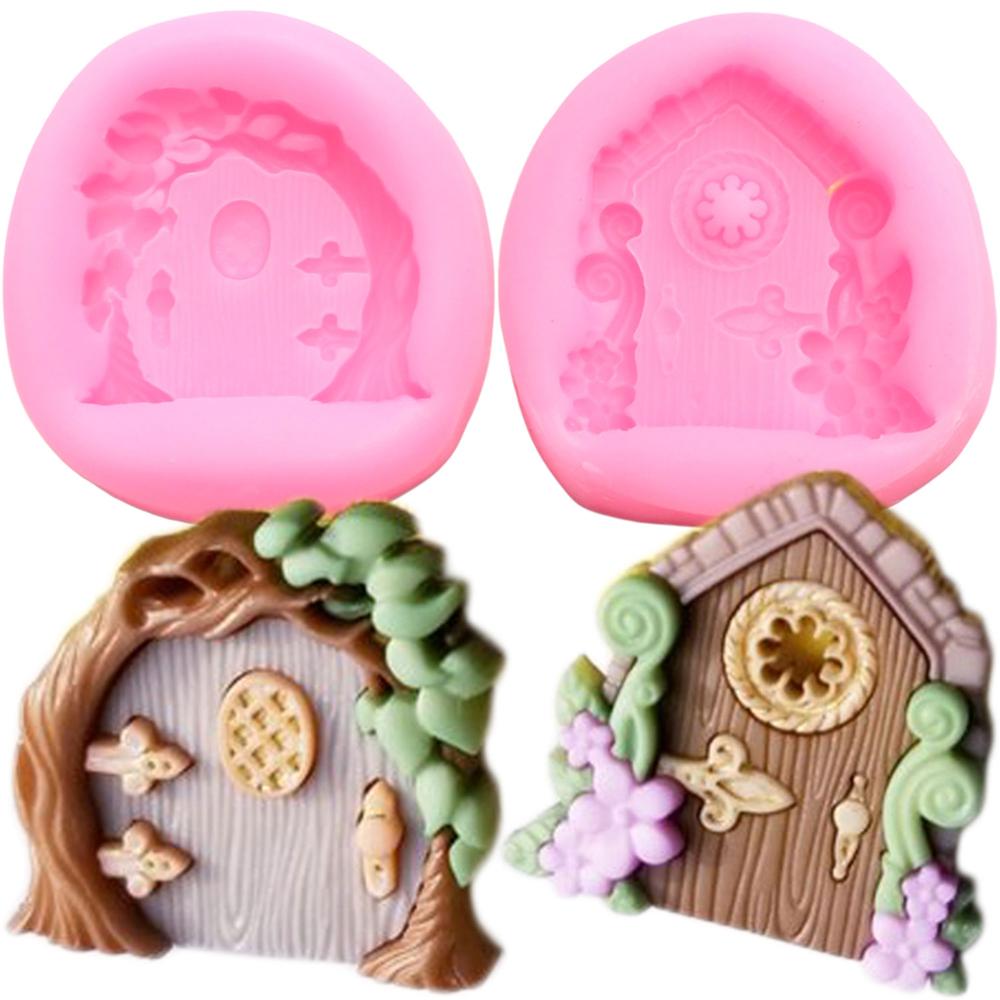 Gardening Tools 2 Year Old - Fairy Garden Doors Silicone Mold DIY