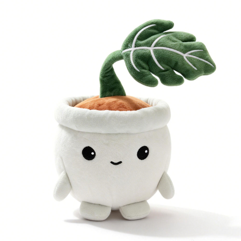 Gardening Tools Cute - Cute Monstera Plush Potted Plant Toy,