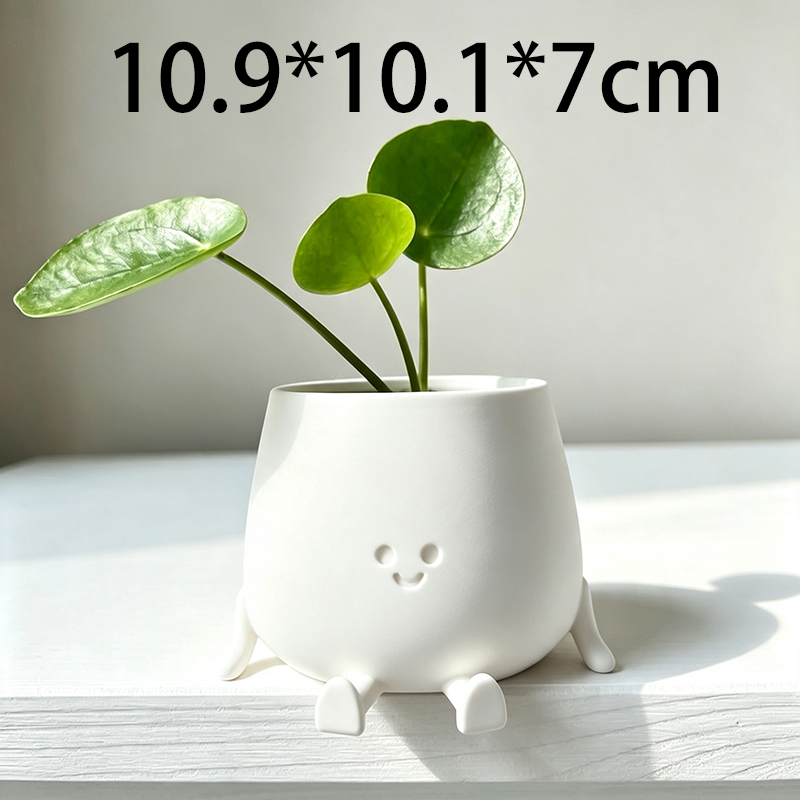 3D Printed Cute Smiley Face Pl - огляд і ціна Gardening Tools Cute