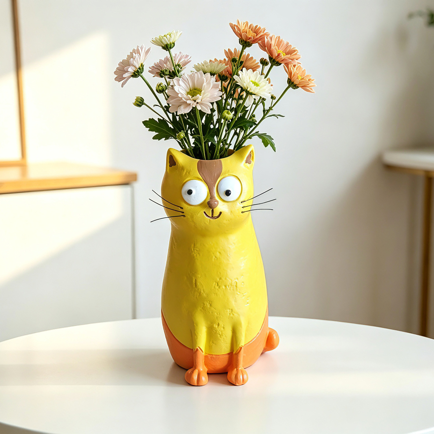Creative Resin Cat Vase Quirky - огляд і ціна Gardening Tools Cute