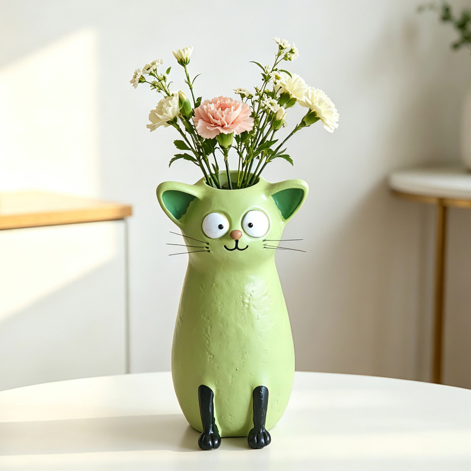 Creative Resin Cat Vase Quirky - огляд і ціна Gardening Tools Cute