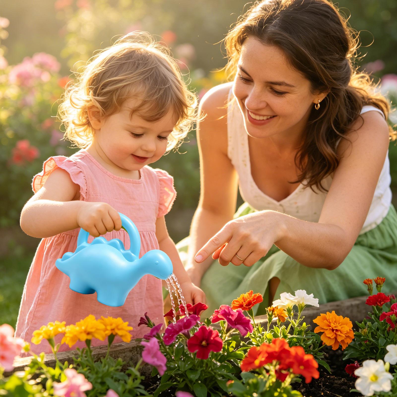 Dinosaur Watering Can 1.5L Kid - огляд і ціна Gardening Tools Cute