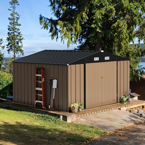 10x10 FT Outdoor Storage Shed, - огляд і ціна Gardening Tools