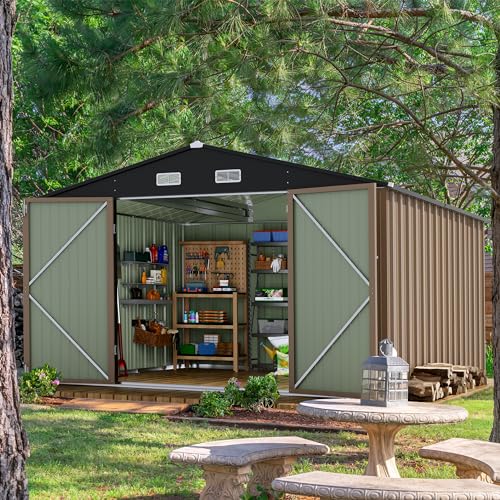 10x10 FT Outdoor Storage Shed, - огляд і ціна Gardening Tools