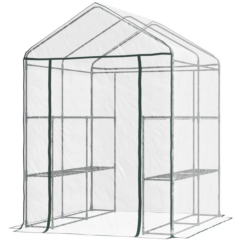 Outsunny 5' x 5' x 6' Mini Wal - огляд і ціна Greenhouse Mini Indoor