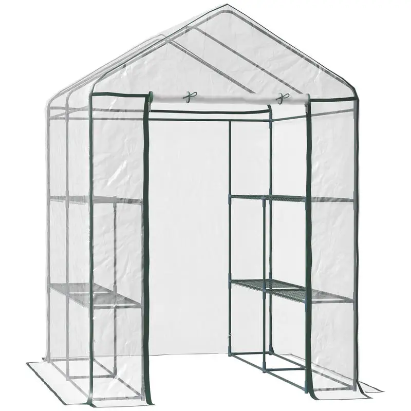 Outsunny 5' x 5' x 6' Mini Wal - огляд і ціна Greenhouse Mini Indoor