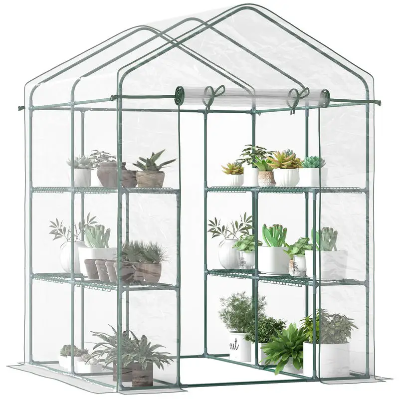 Outsunny 5' x 5' x 6' Mini Wal - огляд і ціна Greenhouse Mini Indoor