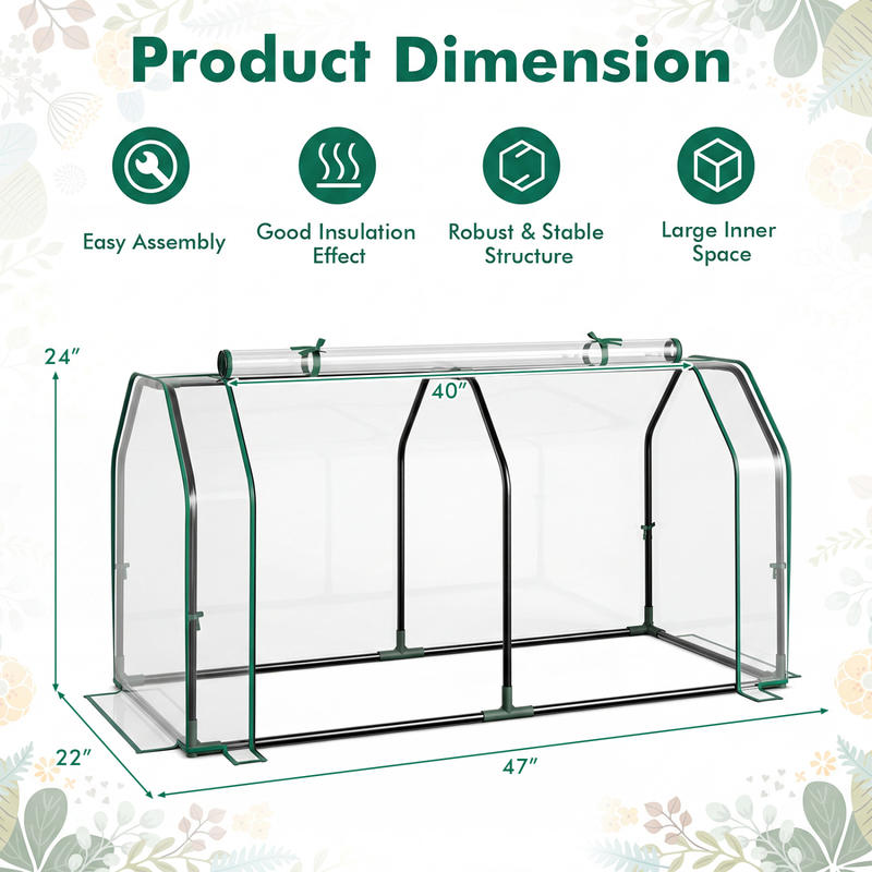 Portable Mini Greenhouse With  - огляд і ціна Greenhouse Mini Indoor
