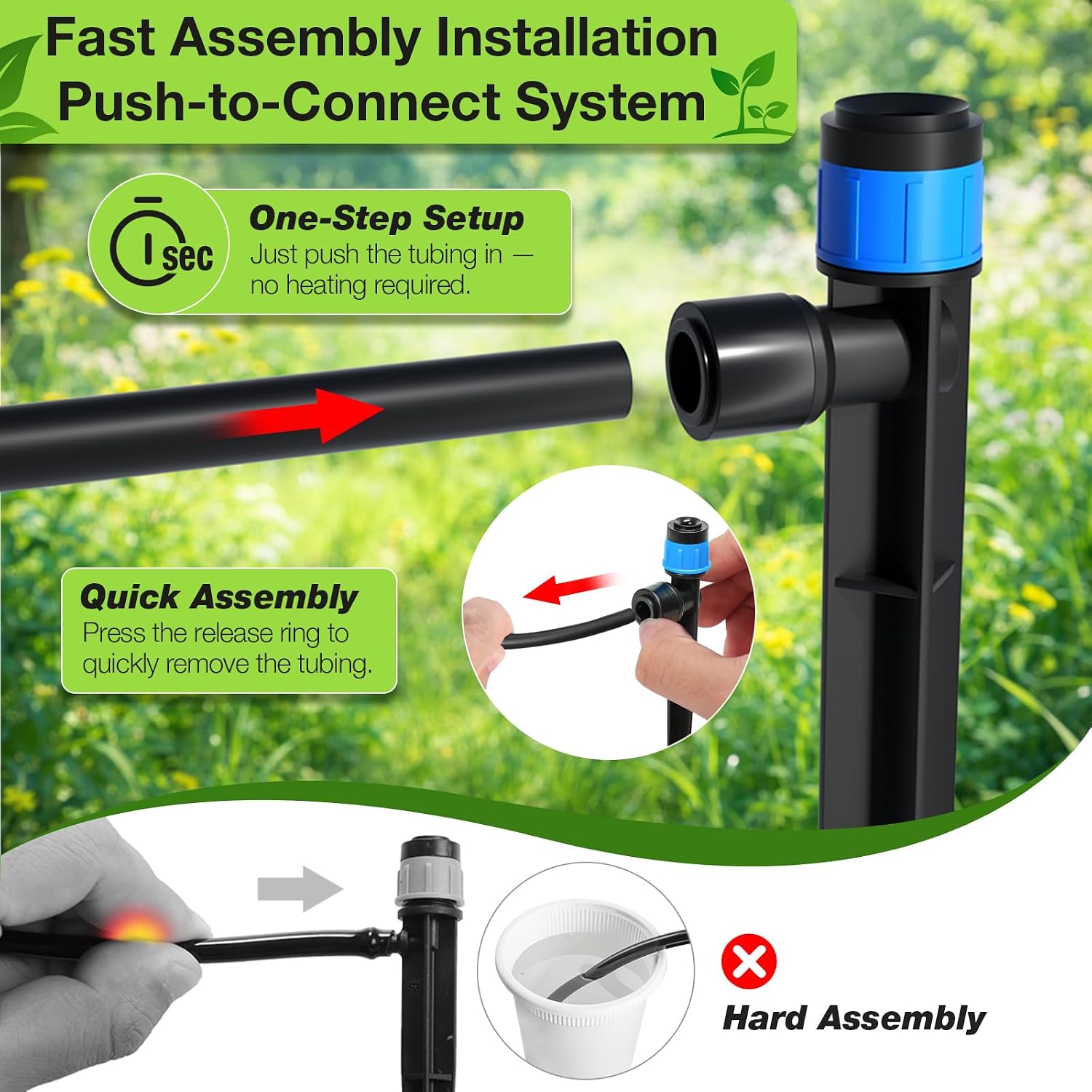 300FT Drip Irrigation System K - огляд і ціна Drip Irrigation Kit