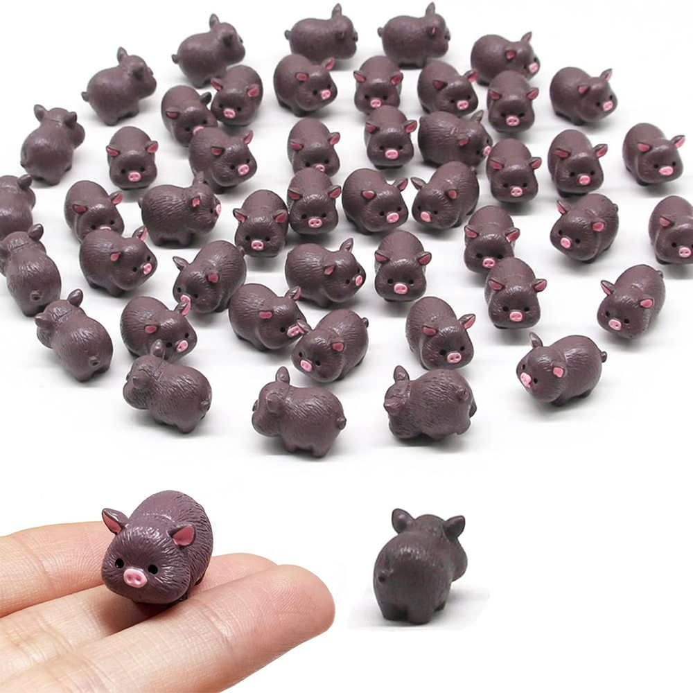 5/10pcs Cute Mini Resin Pigs M - огляд і ціна Gardening Tools Cute