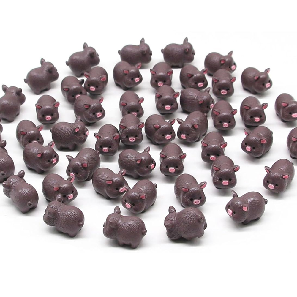 5/10pcs Cute Mini Resin Pigs M - огляд і ціна Gardening Tools Cute