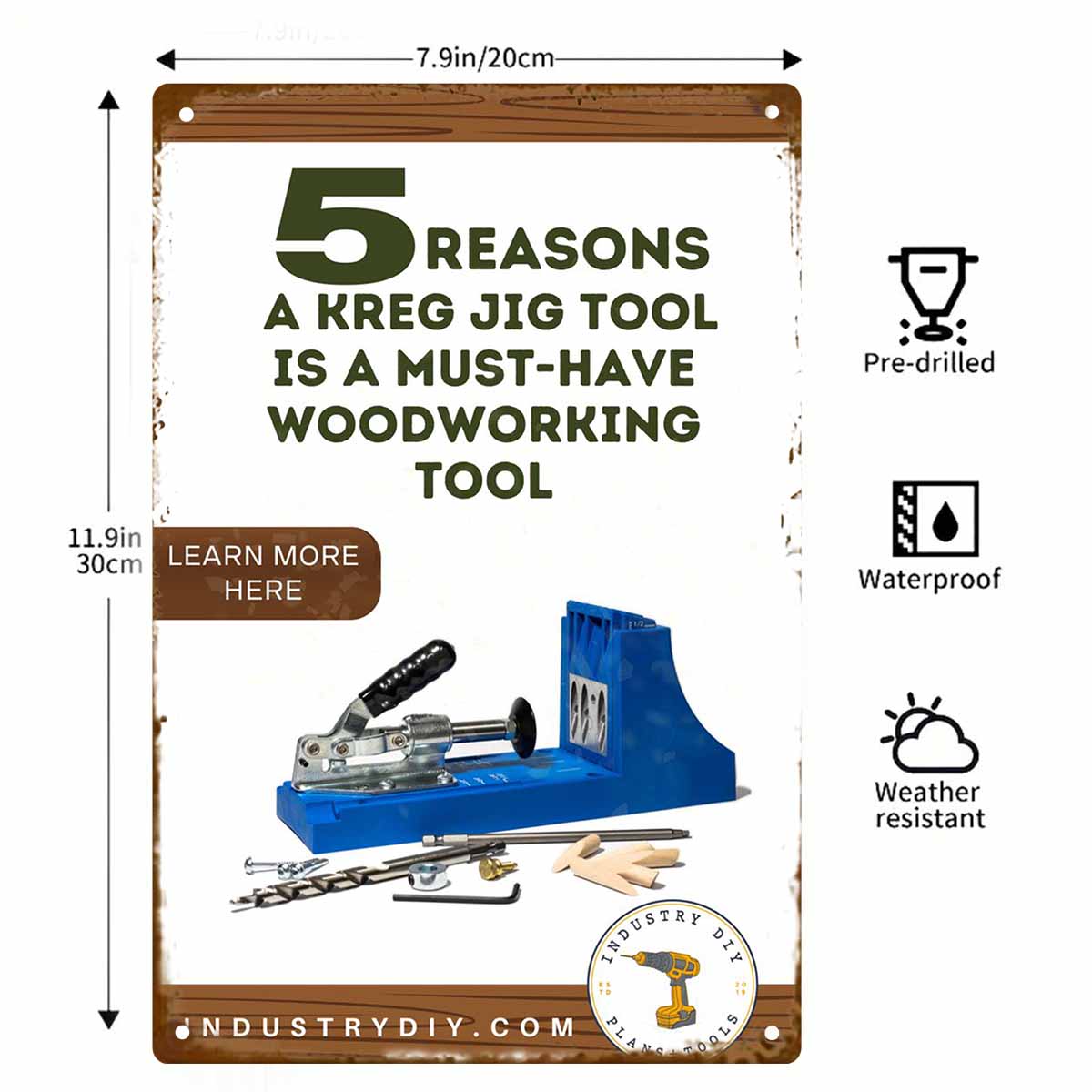 2D FLAT 1pc 5 Reasons A Kreg J - огляд і ціна Gardening Tools Must Haves