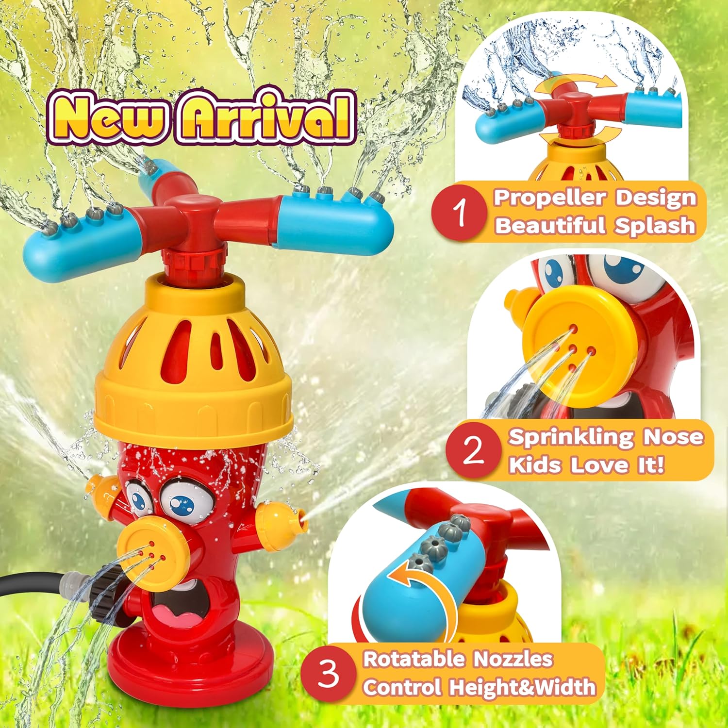 Water Spray Toy Hydrant Sprink - огляд і ціна Gardening Tools 2 Year Old