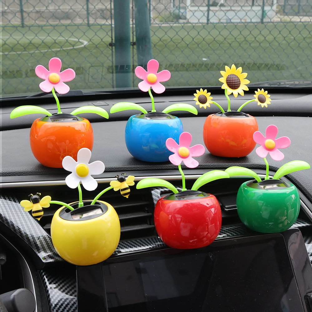 Car Ornament Solar Powered Dan - огляд і ціна Gardening Tools Cute