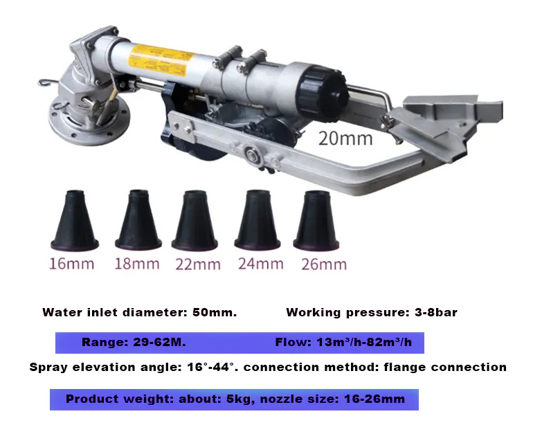 Sprinkler Gun Agriculture Irri - огляд і ціна Gardening Tools Big