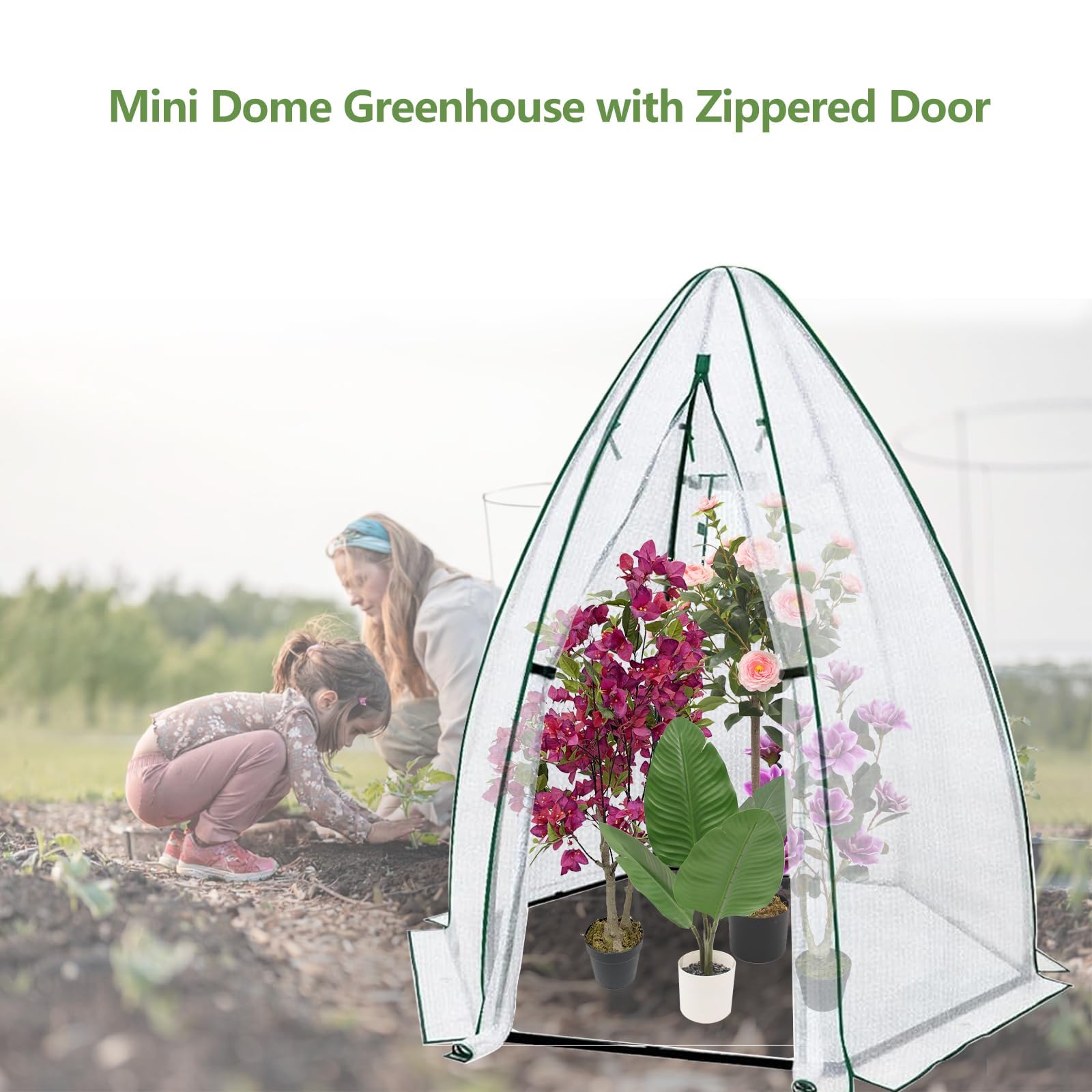 54x54x71 Mini Hexagonal Greenh - огляд і ціна Greenhouse Mini Indoor