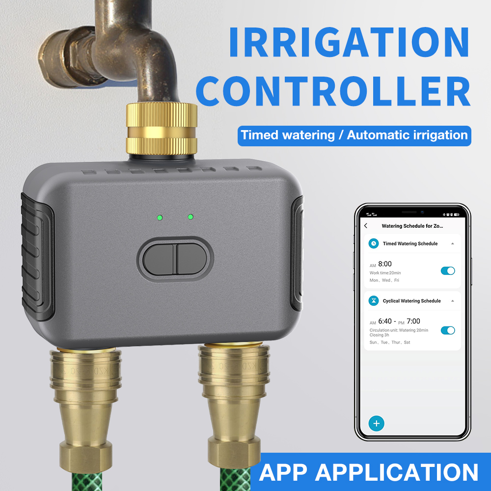 Tuya 2 Zone Watering Timer Gar - огляд і ціна Drip Irrigation Kit
