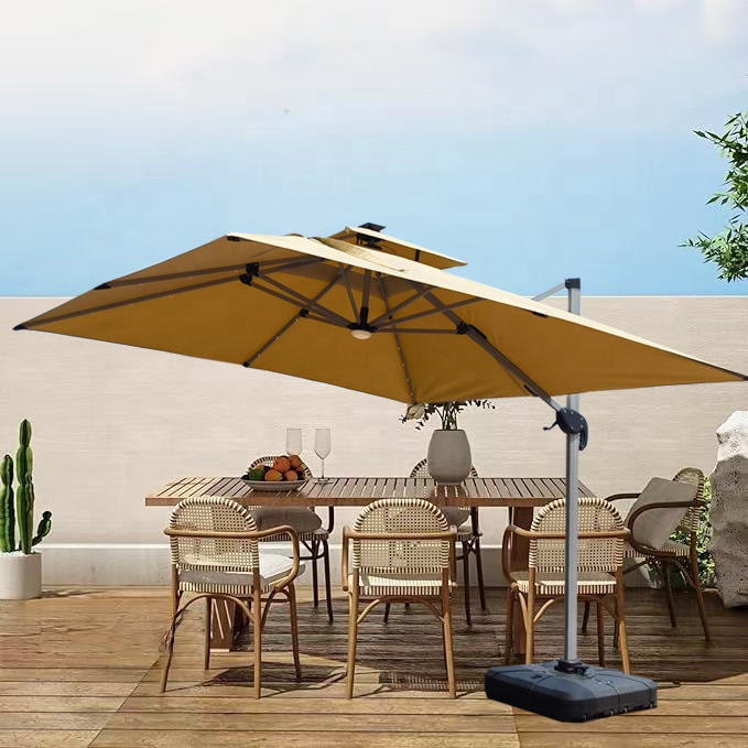 L  Big Size Cantilever Parasol - огляд і ціна Gardening Tools Big